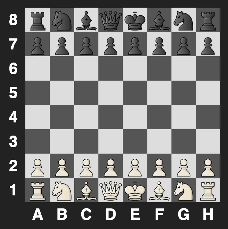 Protocol Pawns chess board